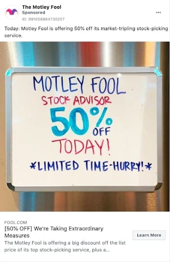 motley fool ad