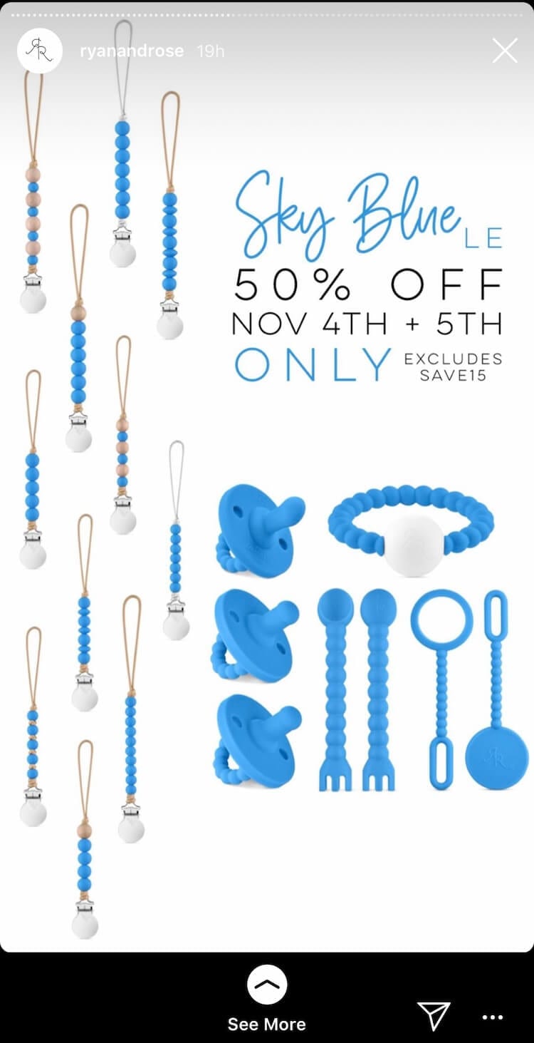 sky blue black november sale