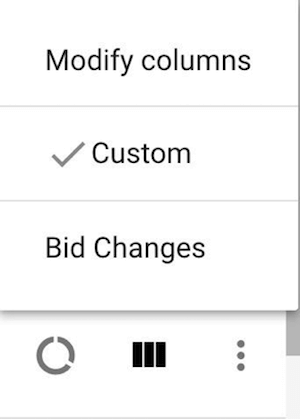 Customize columns