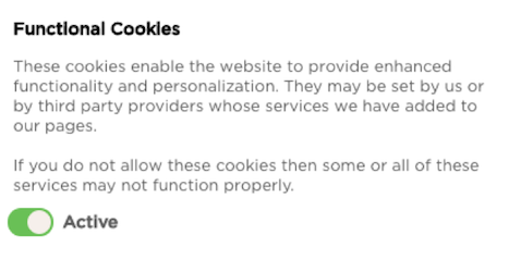 functional cookies